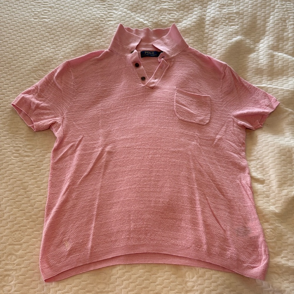 Polo Ralph Lauren cotton-linen sweater polo